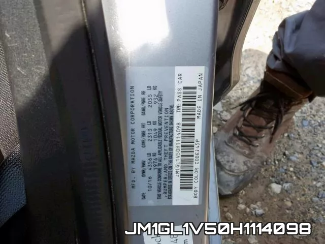 JM1GL1V50H1114098 фото 2