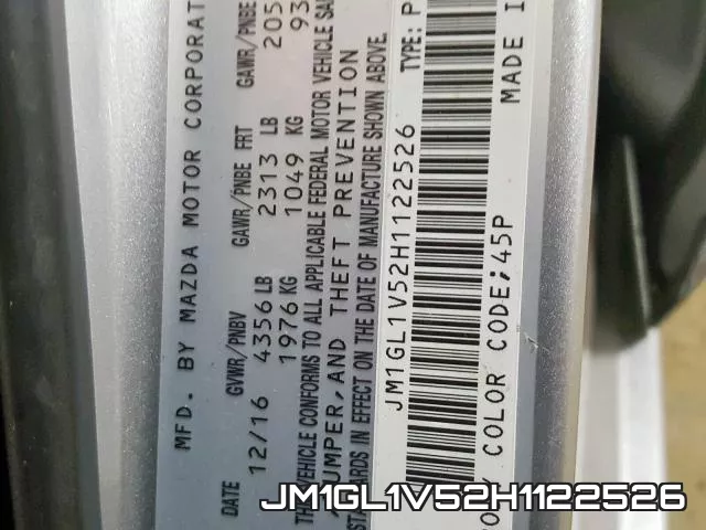 JM1GL1V52H1122526 фото 2