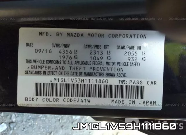 JM1GL1V53H1111860 фото 10
