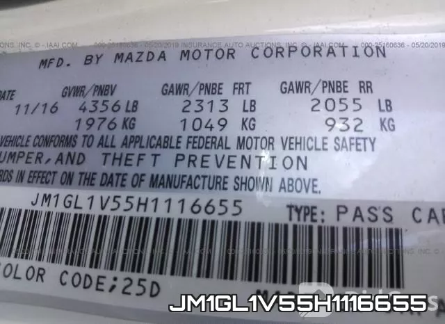 JM1GL1V55H1116655 фото 10