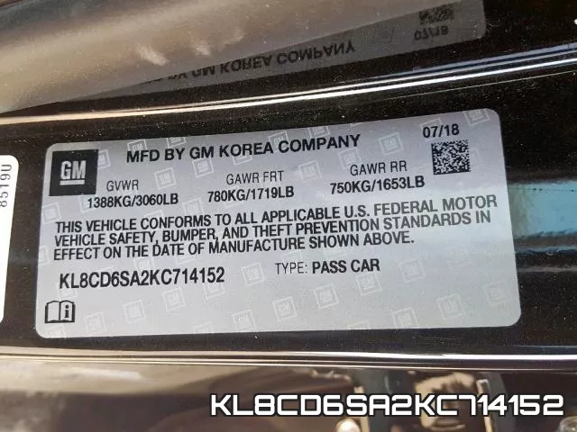 KL8CD6SA2KC714152 фото 2