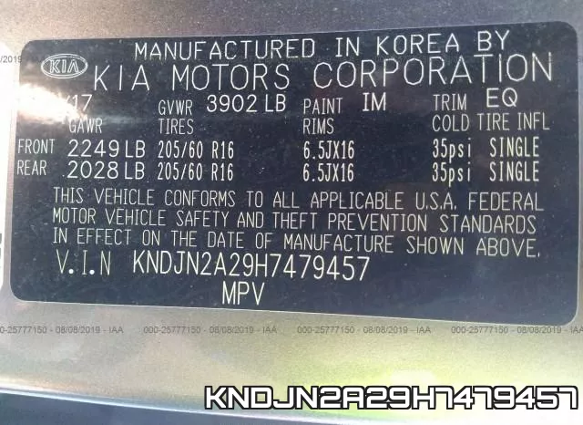 KNDJN2A29H7479457 фото 10