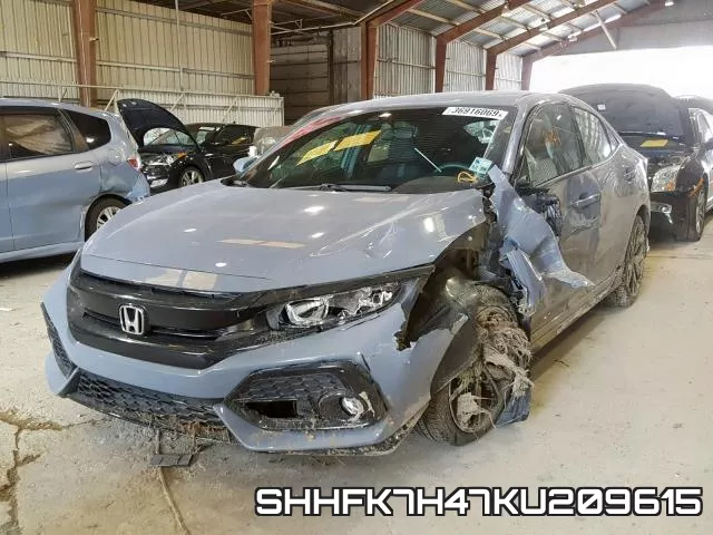 SHHFK7H47KU209615 фото 3