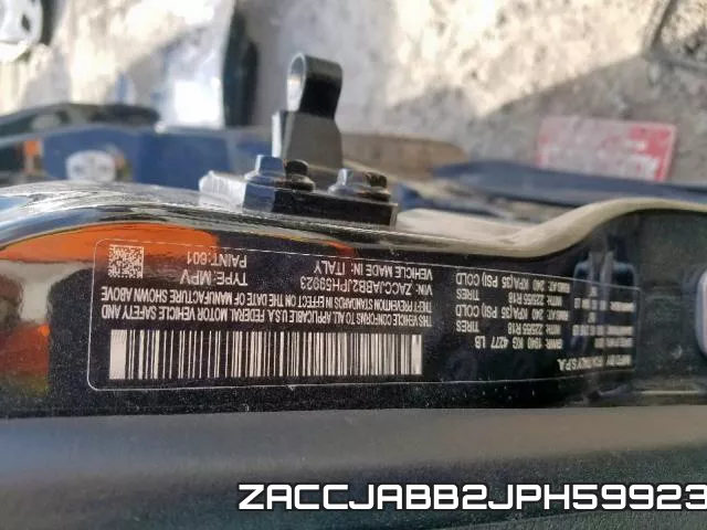 ZACCJABB2JPH59923 фото 2