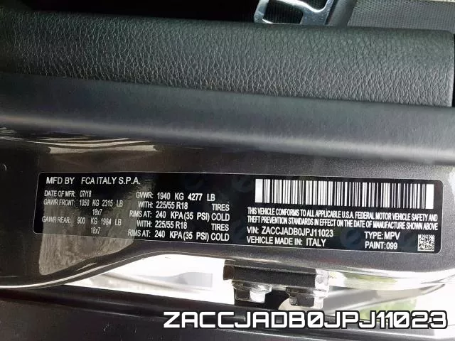 ZACCJADB0JPJ11023 фото 2