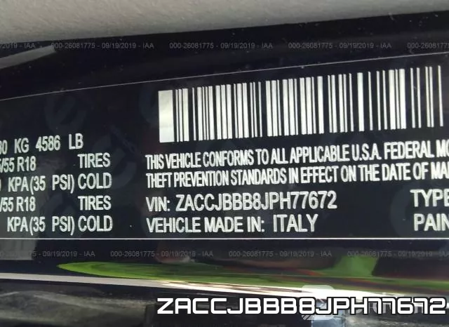 ZACCJBBB8JPH77672 фото 10