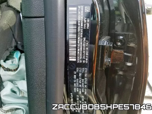 ZACCJBDB5HPE57846 фото 2