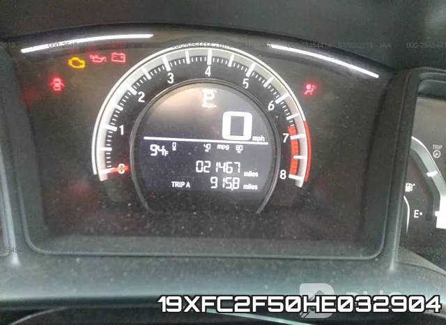 19XFC2F50HE032904 фото 8