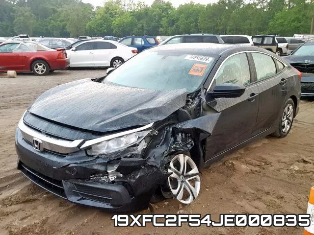 19XFC2F54JE000835 фото 3