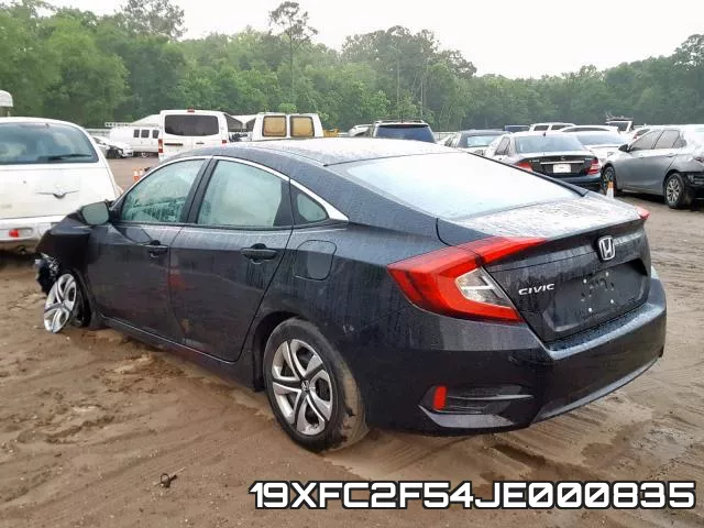 19XFC2F54JE000835 фото 4