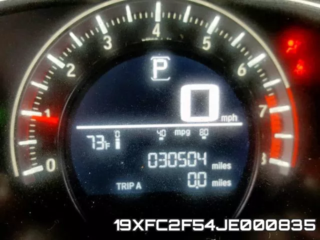 19XFC2F54JE000835 фото 9