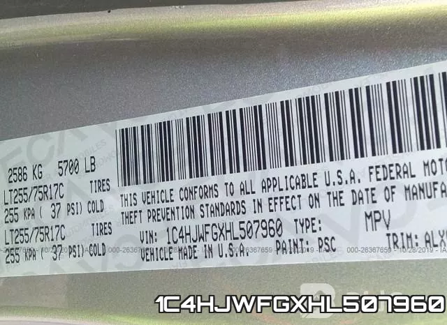 1C4HJWFGXHL507960 фото 10