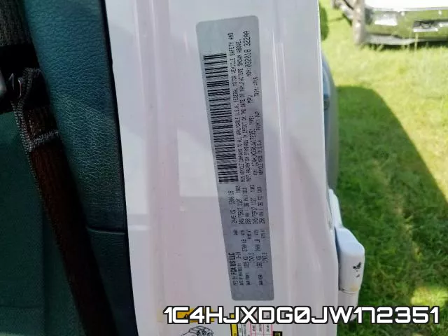 1C4HJXDG0JW172351 фото 2