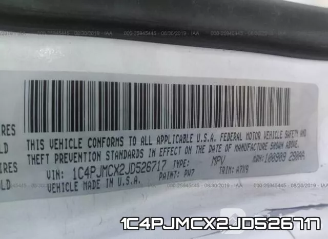 1C4PJMCX2JD526717 фото 10