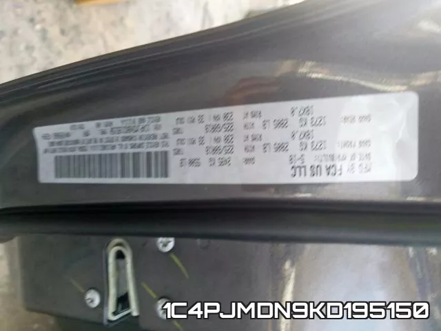 1C4PJMDN9KD195150 фото 2