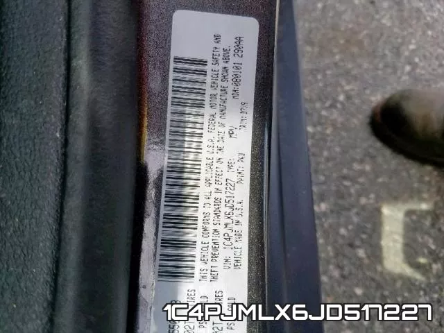 1C4PJMLX6JD517227 фото 2