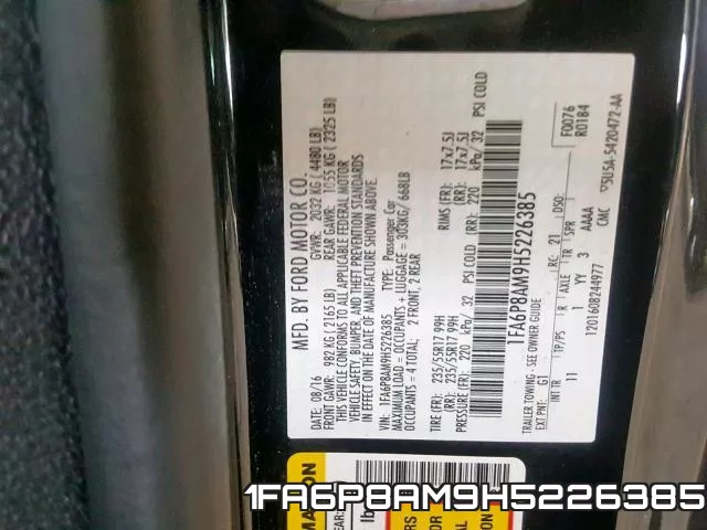 1FA6P8AM9H5226385 фото 2