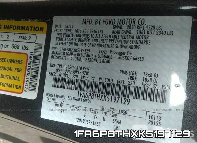 1FA6P8THXK5197129 фото 10
