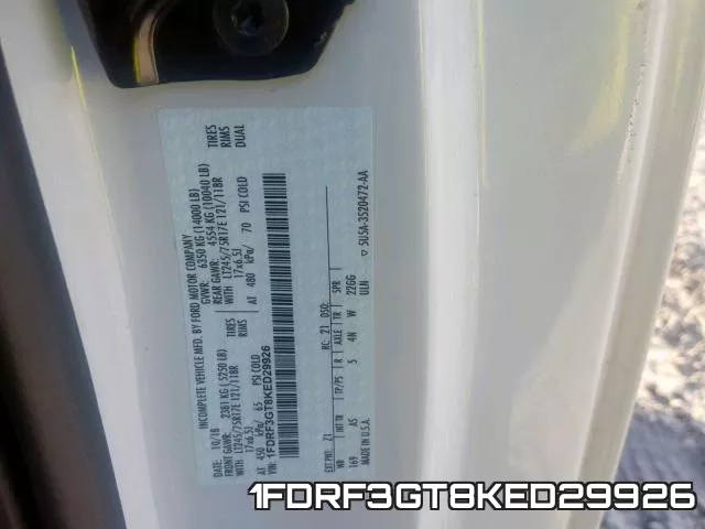 1FDRF3GT8KED29926 фото 2