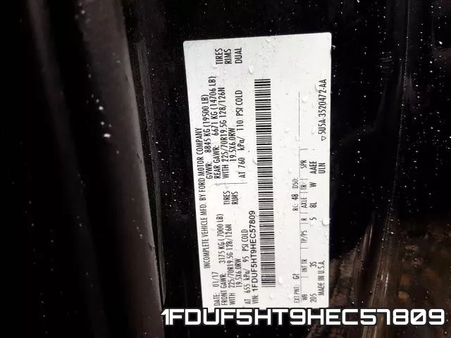 1FDUF5HT9HEC57809 фото 2