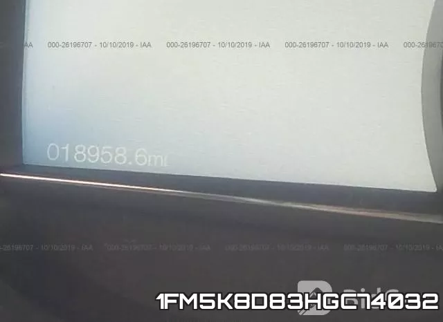 1FM5K8D83HGC74032 фото 8