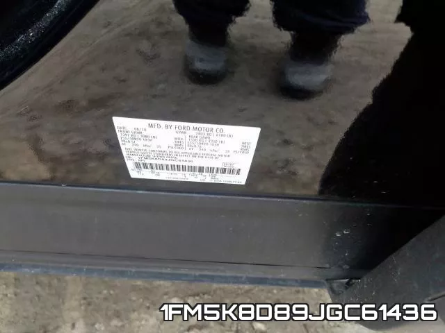 1FM5K8D89JGC61436 фото 2