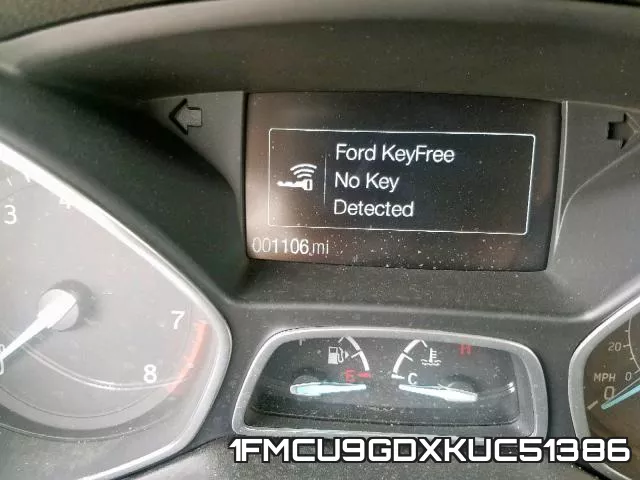 1FMCU9GDXKUC51386 фото 9