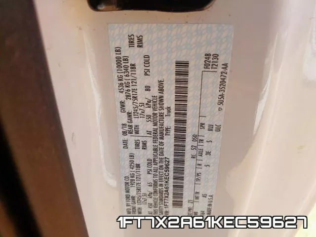 1FT7X2A61KEC59627 фото 2