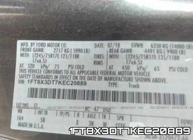 1FT8X3DT7KEC20889 фото 10