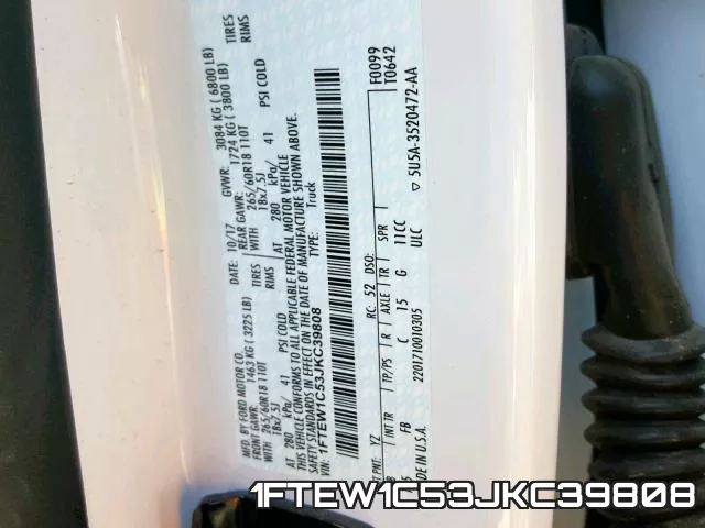 1FTEW1C53JKC39808 фото 2