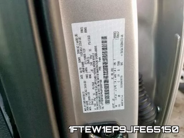1FTEW1EP9JFE65150 фото 2