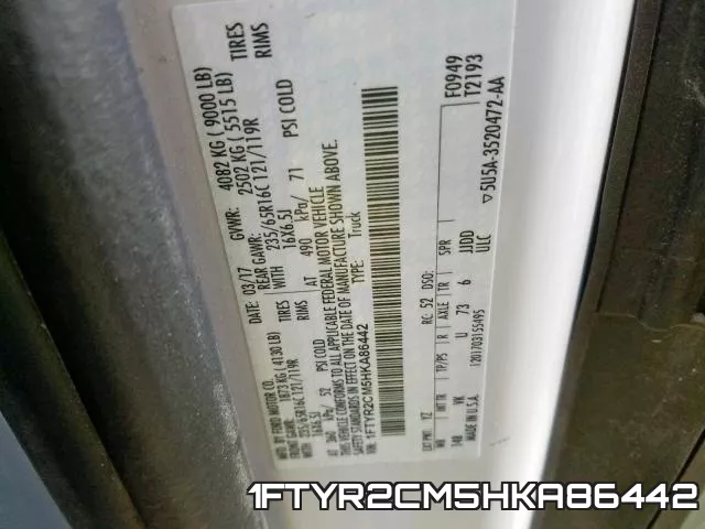 1FTYR2CM5HKA86442 фото 2