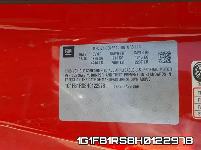 1G1FB1RS8H0122978 фото 2