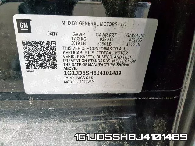 1G1JD5SH8J4101489 фото 2