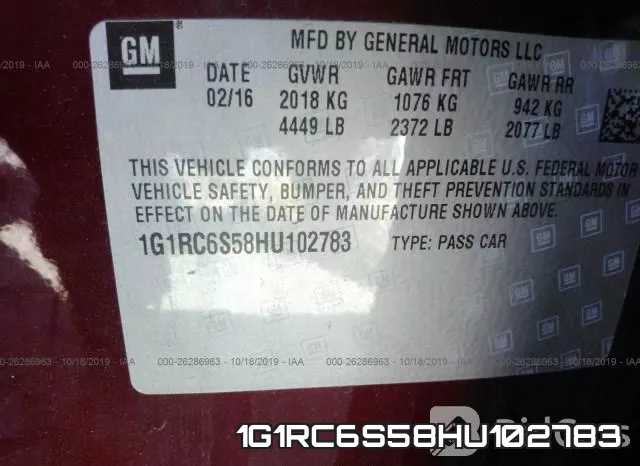1G1RC6S58HU102783 фото 10