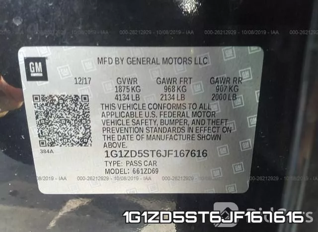 1G1ZD5ST6JF167616 фото 10
