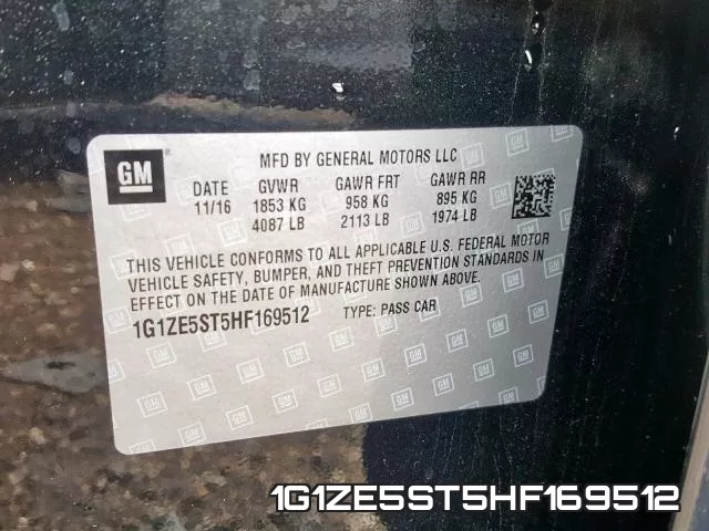 1G1ZE5ST5HF169512 фото 2