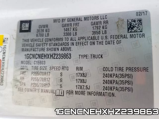 1GCNCNEHXHZ239863 фото 2