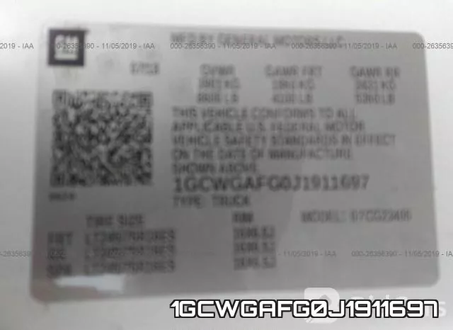 1GCWGAFG0J1911697 фото 10