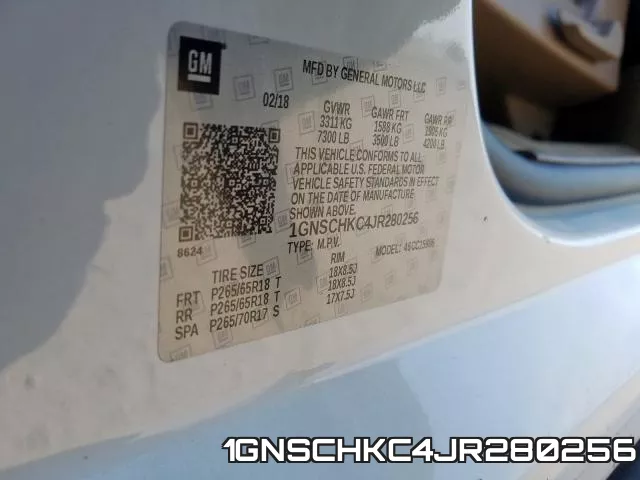 1GNSCHKC4JR280256 фото 2