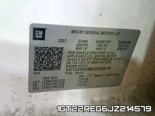1GT22REG6JZ214579 фото 2