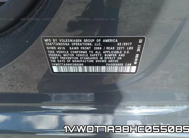 1VWDT7A38HC055085 фото 10