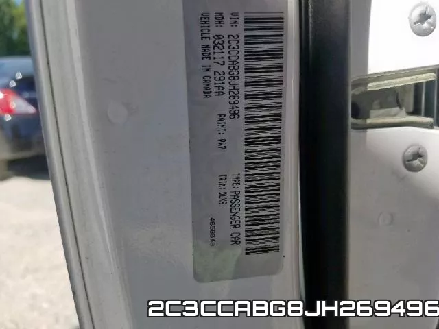 2C3CCABG8JH269496 фото 2