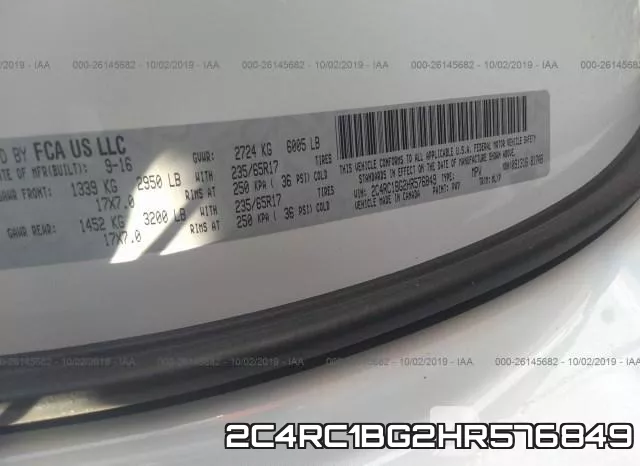 2C4RC1BG2HR576849 фото 10