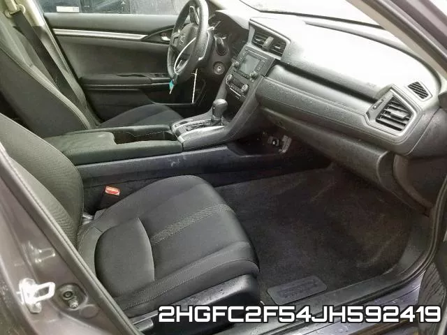 2HGFC2F54JH592419 фото 6