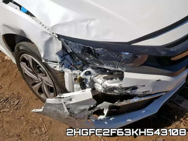 2HGFC2F63KH543108 фото 9