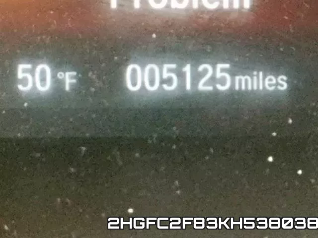 2HGFC2F83KH538038 фото 9