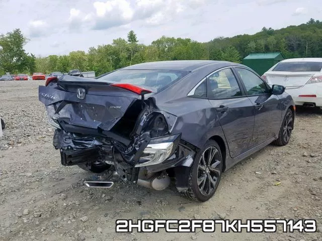 2HGFC2F87KH557143 фото 5