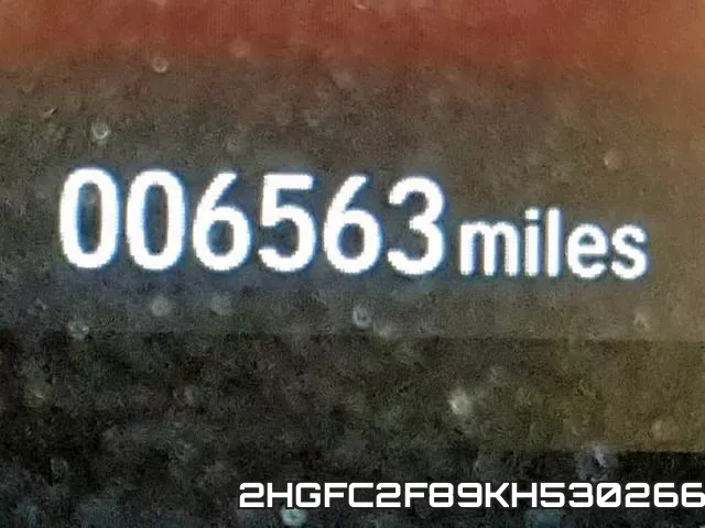 2HGFC2F89KH530266 фото 9