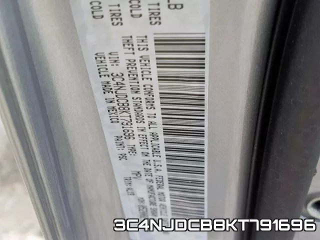 3C4NJDCB8KT791696 фото 2